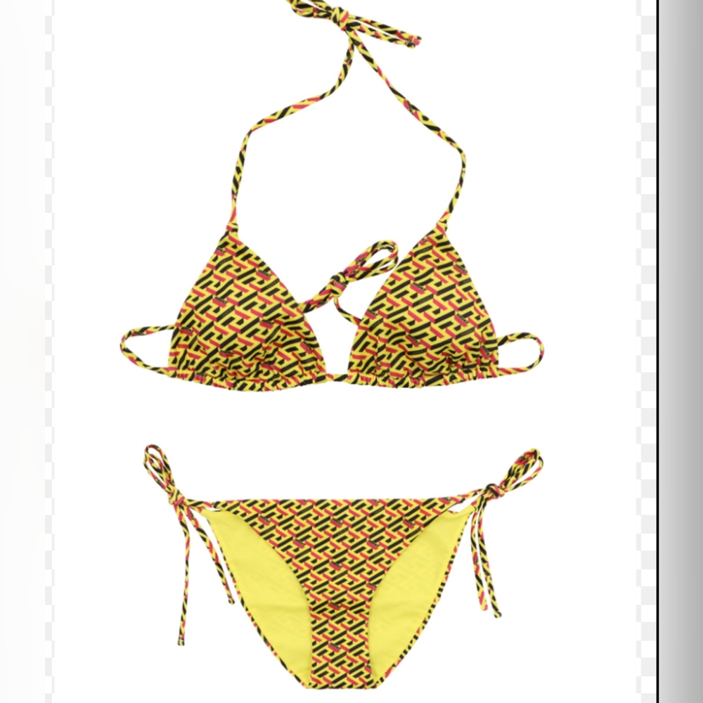 NWT Versace La Greca Bikini Size Italian 1